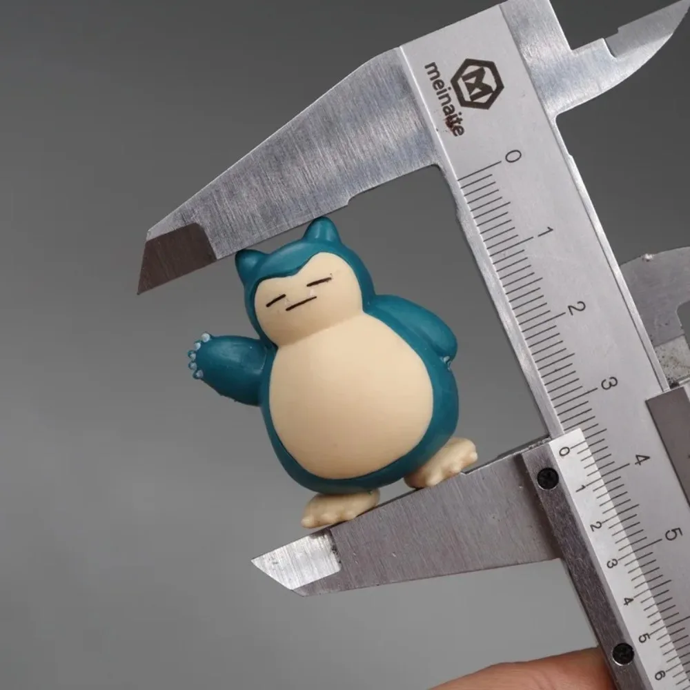 5 Teile/los Snorlax Mini Figur 1,8-3 cm Micro Landschaft Kuchen Dekoration Kawaii Ornamente – Detail 6
