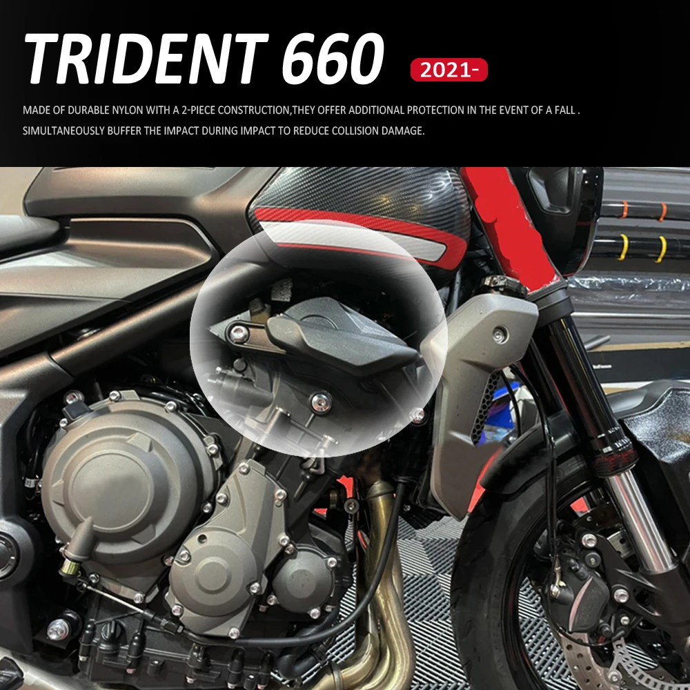 Kit Curseurs de Cadre Barracuda Spécifique pour Triumph Trident 660 (2021)  Vente en Ligne 