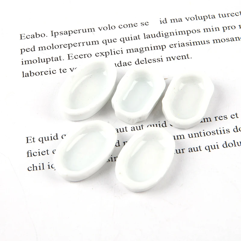 5pcs Ant Farm Ceramics Bowl Feeder Nest Insect Mini Pet Cricket Anthill Ant House Water Food Feeding For Observation Science