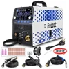 250Amp 6-in-1 Welder Gas/Gasless Flux Core MIG/Stick/Lift TIG/Spot Welding 120V/240V Aluminum Multi Process Welding Kit with 1