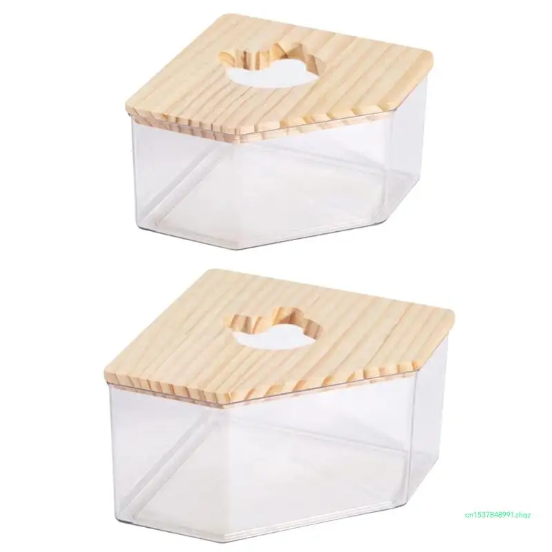 

Hamster Sand Bathroom Small Pet Sand Bath House Training Toilet Pet Cage Sand Bath Shower Room Pet Anti-Spill Bathtub