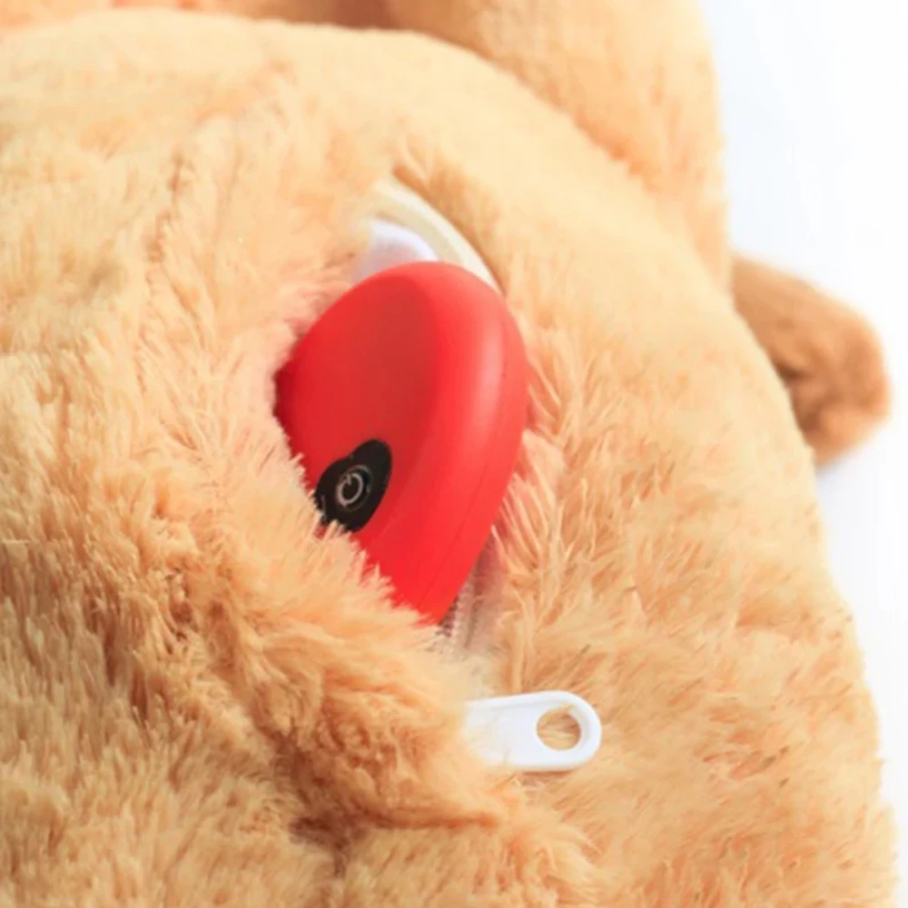 Kawaii Sheep Plush Dolls Toy Cute Soft Cartoon Plush Heartbeat Puppy Behavioral Training Toy Stuffed Animal Pillow for dogs 5