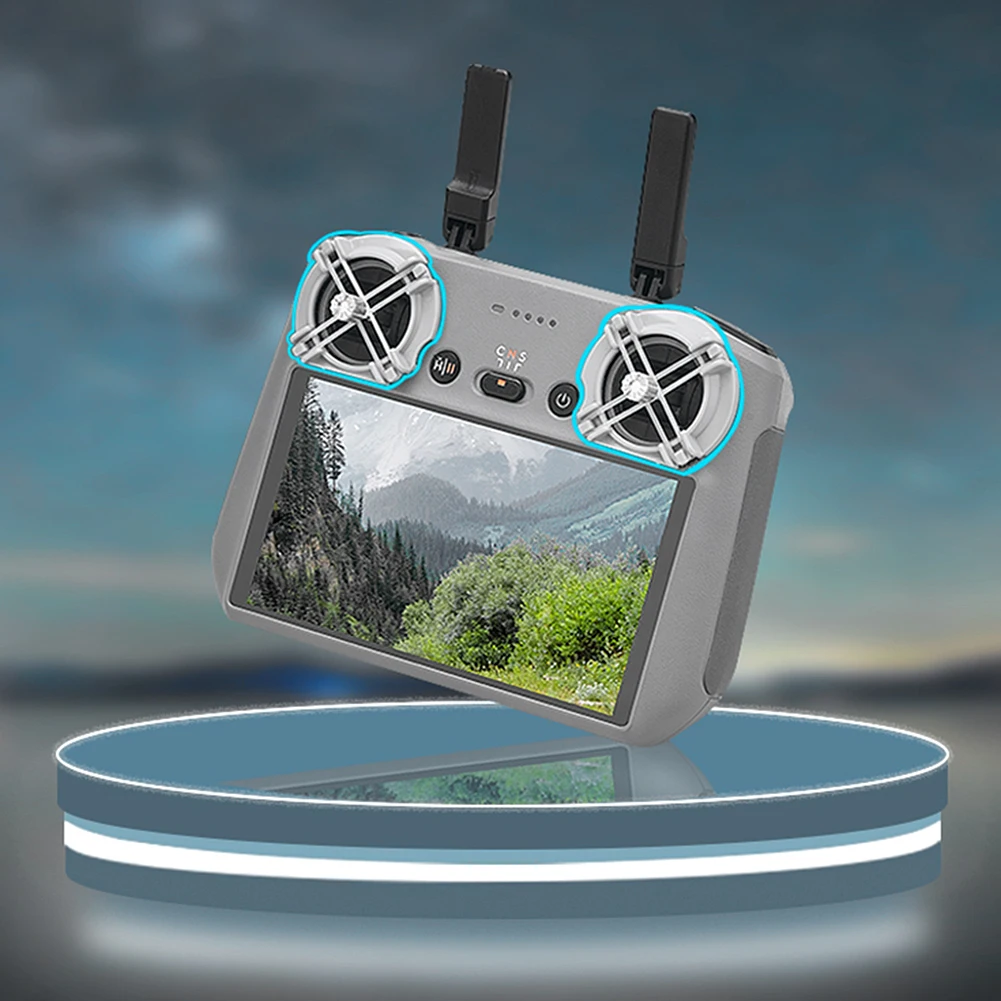 Amortisseurs de manette pour drone DJI Air 3, Mini 4 Pro RC/RC 2 installés sur une télécommande