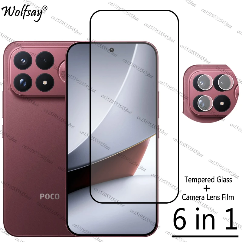 Premium Full Cover Tempered Glass Screen & Camera Protector