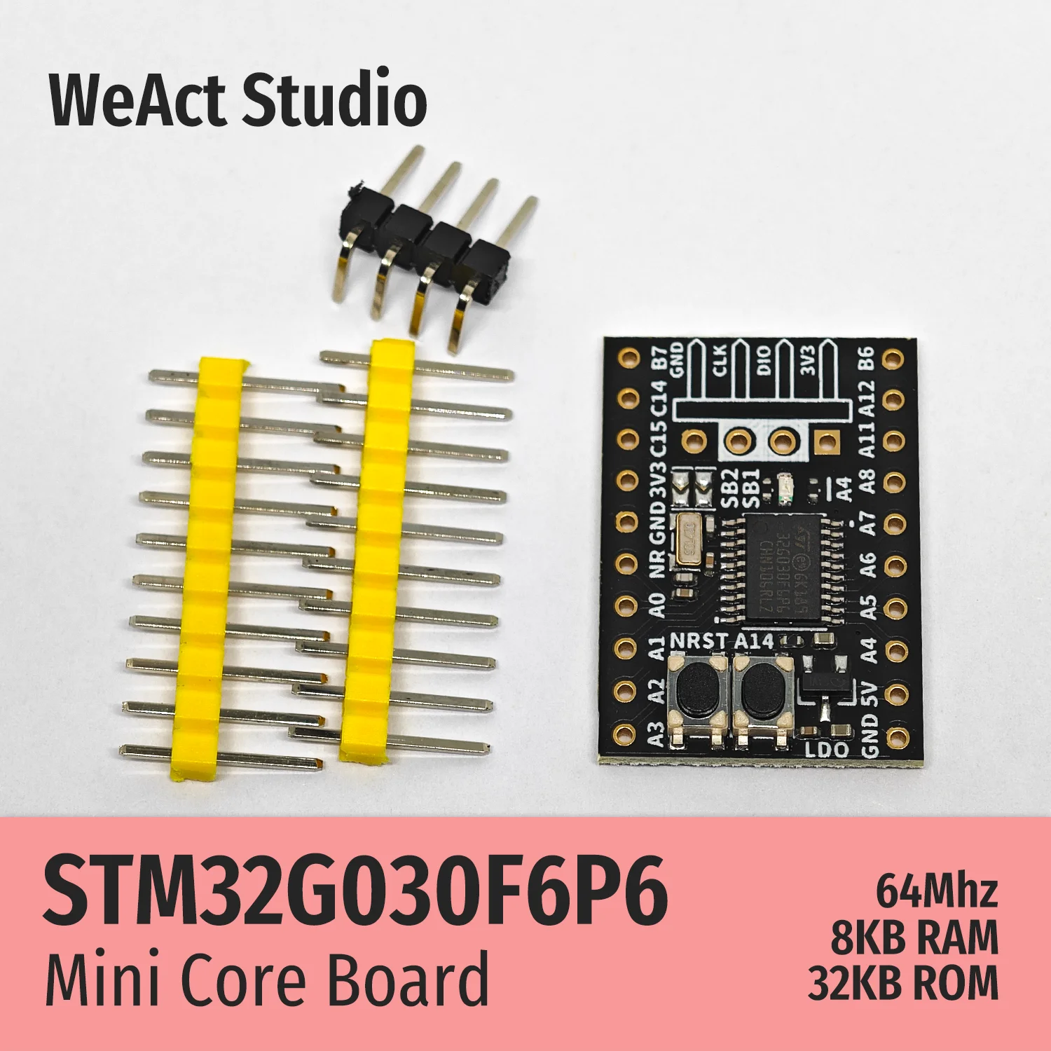 Материнская плата WeAct STM32G030F6P6
