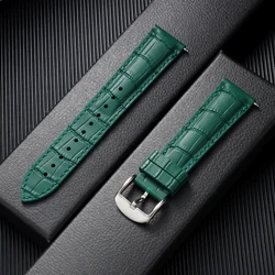 Versatile Rubber Watch Strap Replacement Band - Multiple Sizes Available - 22mm (Green)