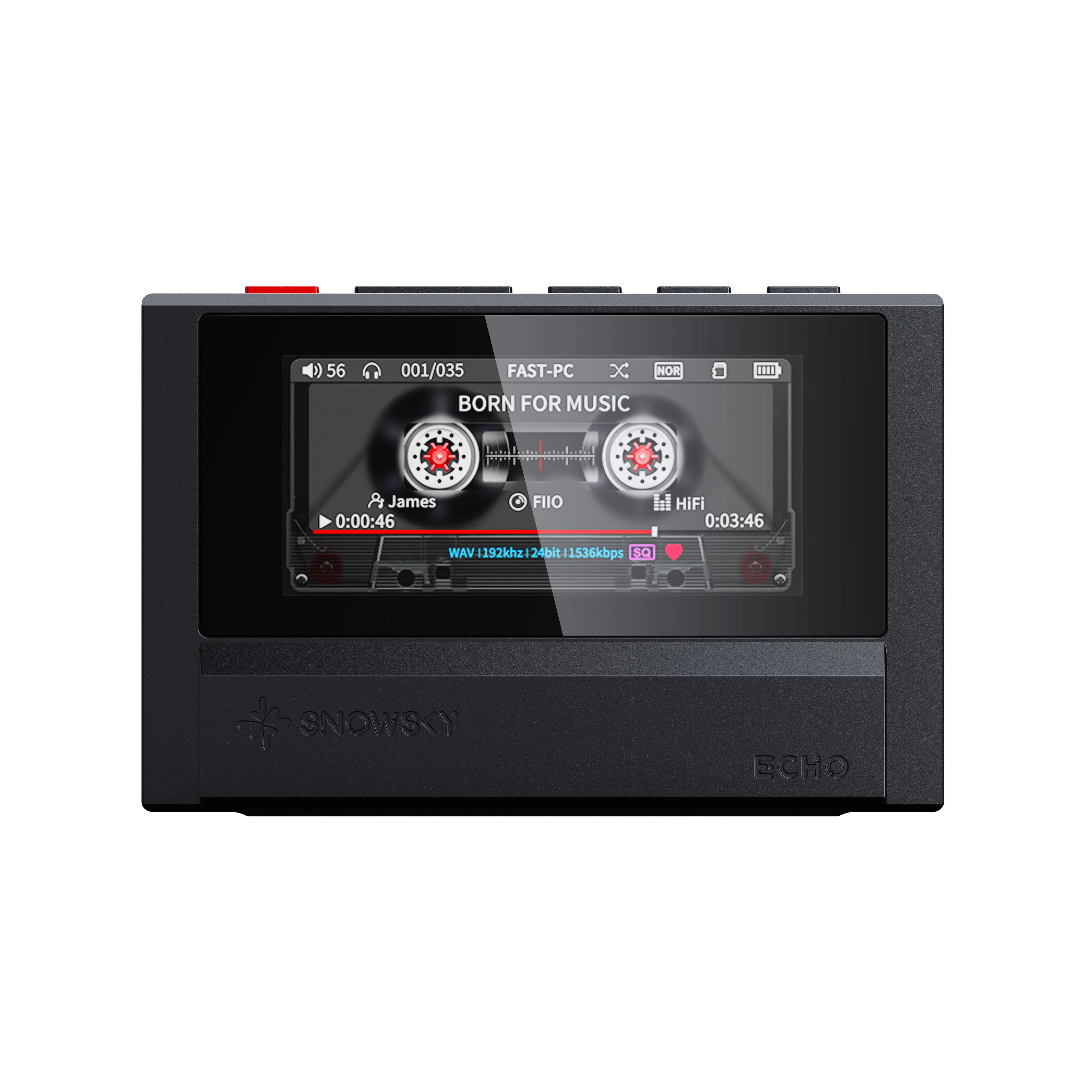 FiiO SnowSky ECHO MINI ロスレス音楽プレーヤーポータブル Bluetooth