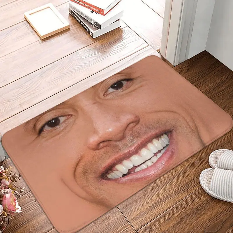 The-Rock-Dwayne-Meme-Front-Door-Mat-Anti-Slip-Outdoor-Quick-Dry-Doormat ...