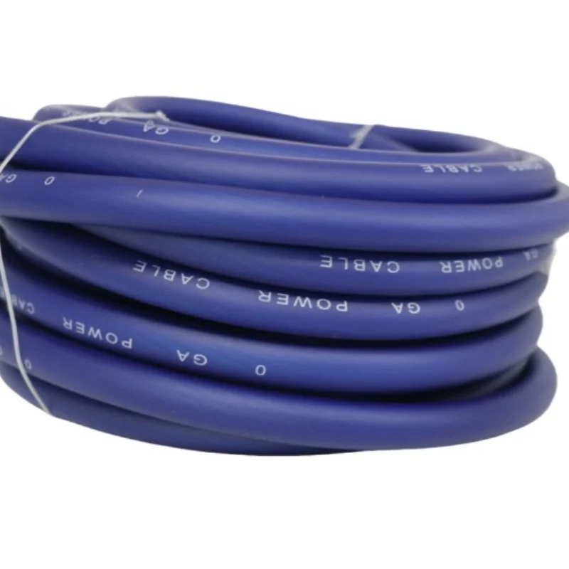 0 Gauge Copper Clad Aluminum 51FT(15.4Meter) Power Cable Car Audio Installation Power Wire