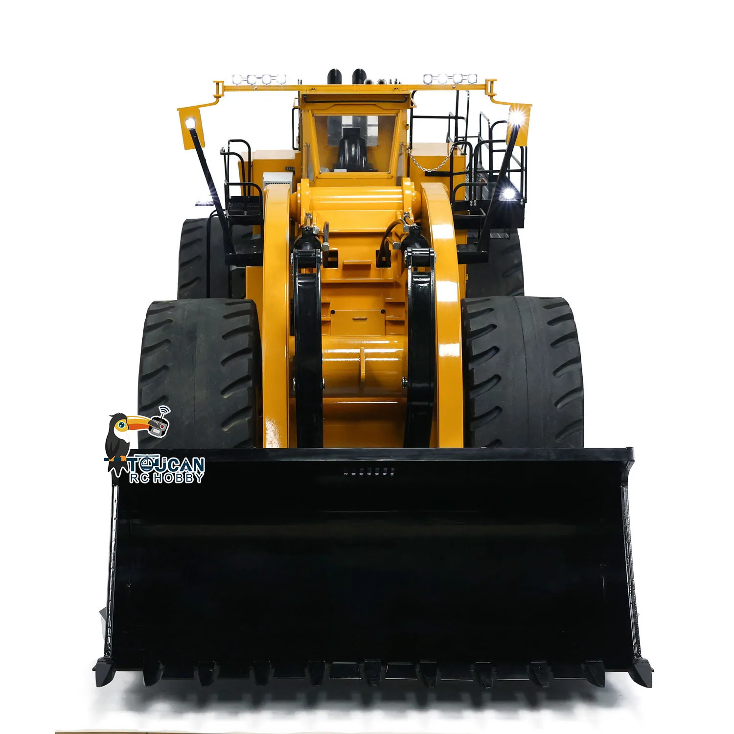 In Stock 1/14 L2350 Huge RC Loader Light Sound Remote Control ST8 Cars Trucks Earth Mover Vehicle for Boys TH23882 2