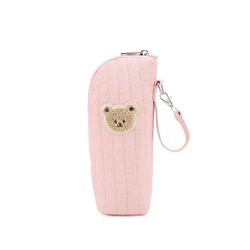 Insulated Aluminum Film Handheld Bottle Bag for Temperature Control and Storage (Pink)