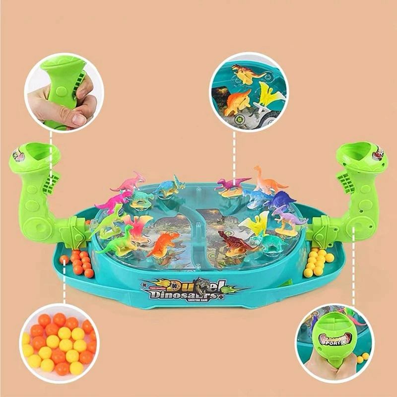 Marble Rush And Dinosaur Bounce Parent-Child Interactive Fashion Creative Party Game Board Funny Indoor Game Toy For Kid 5