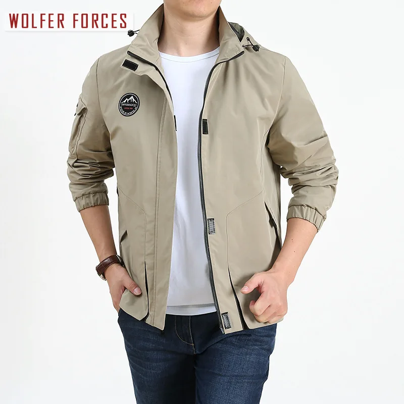 Custom Hunting Clothes Baseball Jacket Design Clothes Military for Men Heavy Mountaineering Techwear Bomber