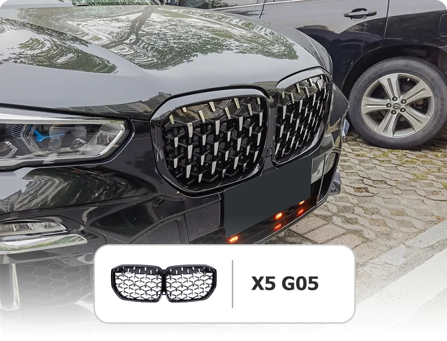 Auto Styling Diamant Frontschürze Grille Für BMW X5 G05 2018-2021 Diamant  Haube Niere Grill Racing Gitter Ersatz teile - AliExpress