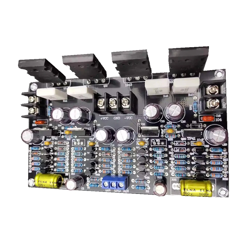 HIFI Toshiba 2SA1943/2SC5200 Mono 100W Power Amplifier Board DC 25V-45V 220w 220va mono hifi audio amplifier board of power tube amp diy kit upc1342 2sc5200 2sa1942 5200 1943 upc1342 double ac 18 36v