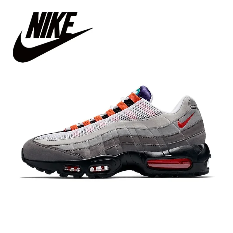 

Nike-air max 95 og neon tênis para homens, original, respirável, para esportes ao ar livre, corrida, confortável, tamanho 36-46