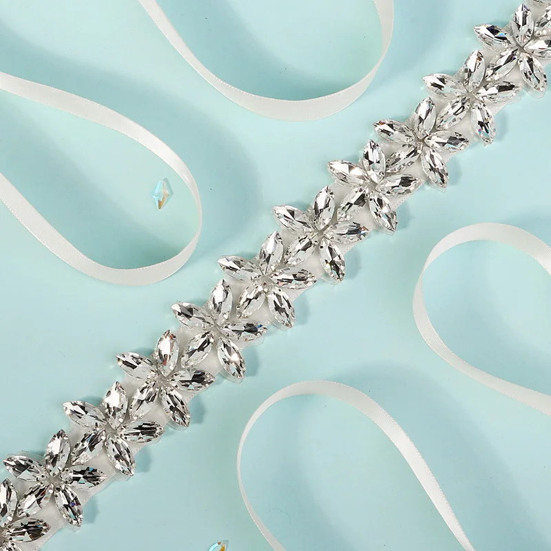 Miallo Handmade Rhinestone Belt Prom Evening Dress Accessories For Women Bridal Wedding Belt Bridesmaid Gift bridal waistband,bridal dress decoration
