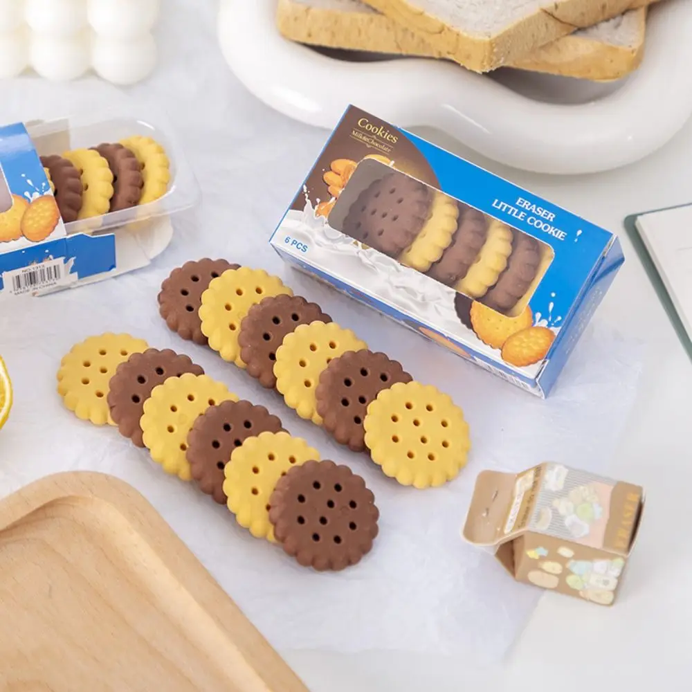 

Writing Drawing Biscuit Pencil Eraser Easy To Rub Less Rubber Debris Cookie Pencil Eraser Handwriting Good Flexibility