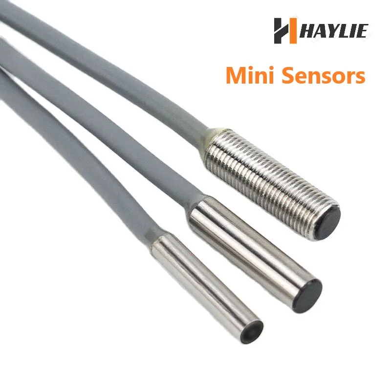 

High Quality M3 M4 M5 Mini Inductive Metal Sensor Proximity Switch 3Wires 24V NO NPN Seperate Sensor Switch with CE