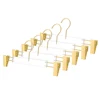Crystal Acrylic Clothes Hanger Pants Organizer,Anti-slip Coat Rack for Dress Skirt Hanger,Wardrobe Saves Space,8/16Pcs 5