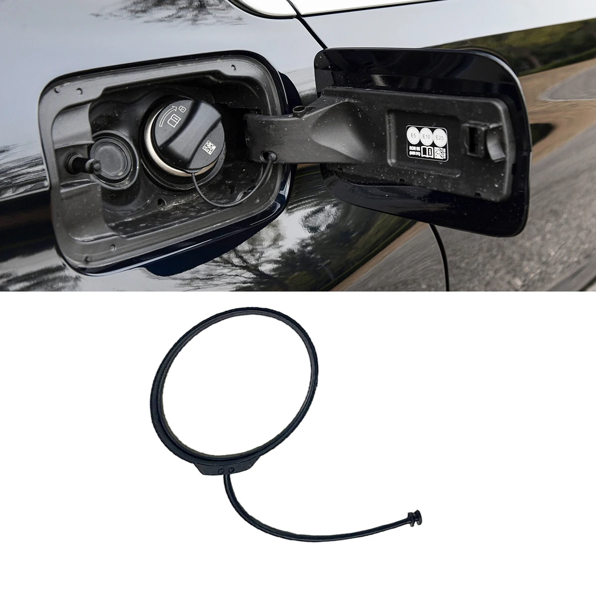 New Fuel Gas Oil Tank Cover Cable Cap Rope For Bmw 1 2 3 4 5 Series X1