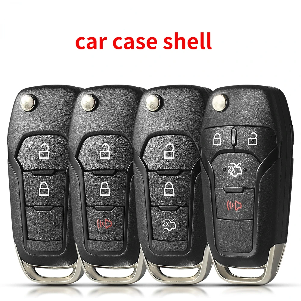 

2/3/4 Buttons Remote Car Key Shell Case for Ford F150 F250 F350 Explorer Ranger KA Fiesta Mondeo Focus Kuga Escort Fob