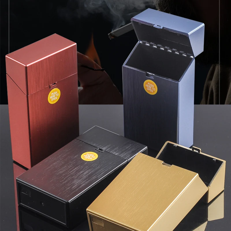 

ABS Waterproof Cigarette Case Cigar Storage Box Tobacco Holder Pocket Smoking Box Sleeve Pack Cover Smoking Accessories