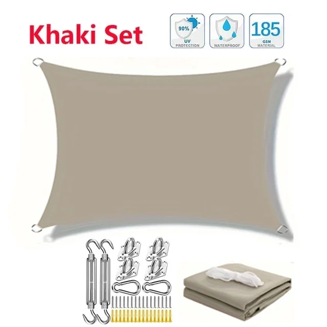  slider image of Waterproof Sun Shelter Sunshade