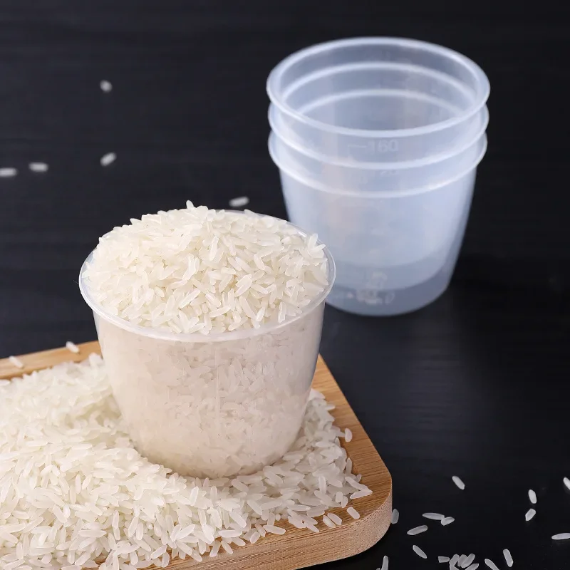 Description Picture 5 of item1Pcs Food Grade PP 160ml Rice Measuring Cup Kitchen Supplies Transparent Plastic Measuring Cups