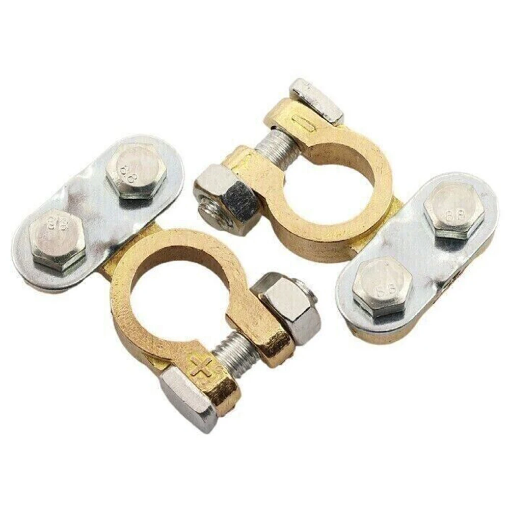 1Pair12VBatteryTerminalScrewTypeConnectorBrassAluminiumLeisureClampsForCarTruckVanLorryCaravanCampervan-AliExpress34