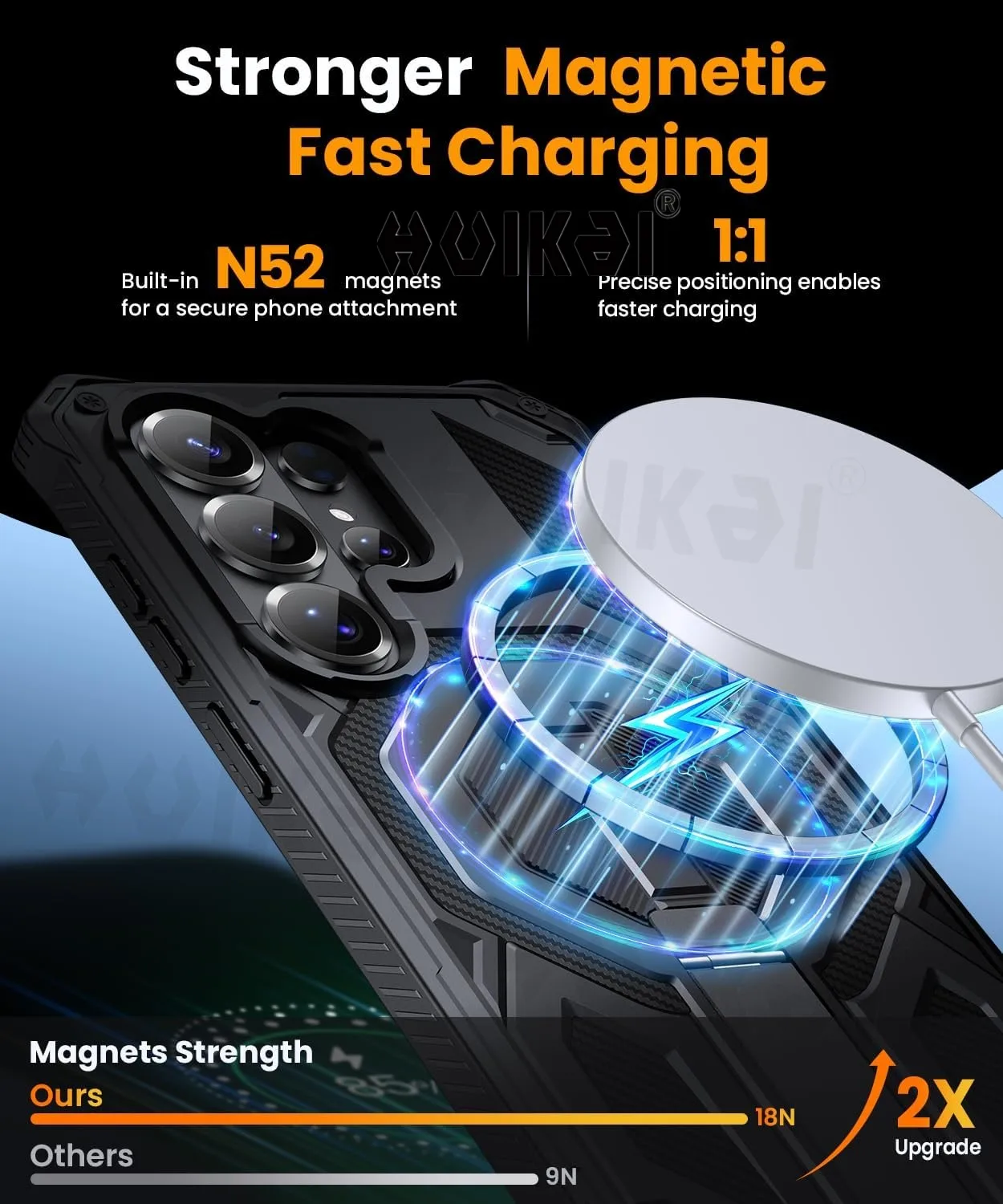Enhanced Magnetic Shockproof Protective Case - Military Grade Protection