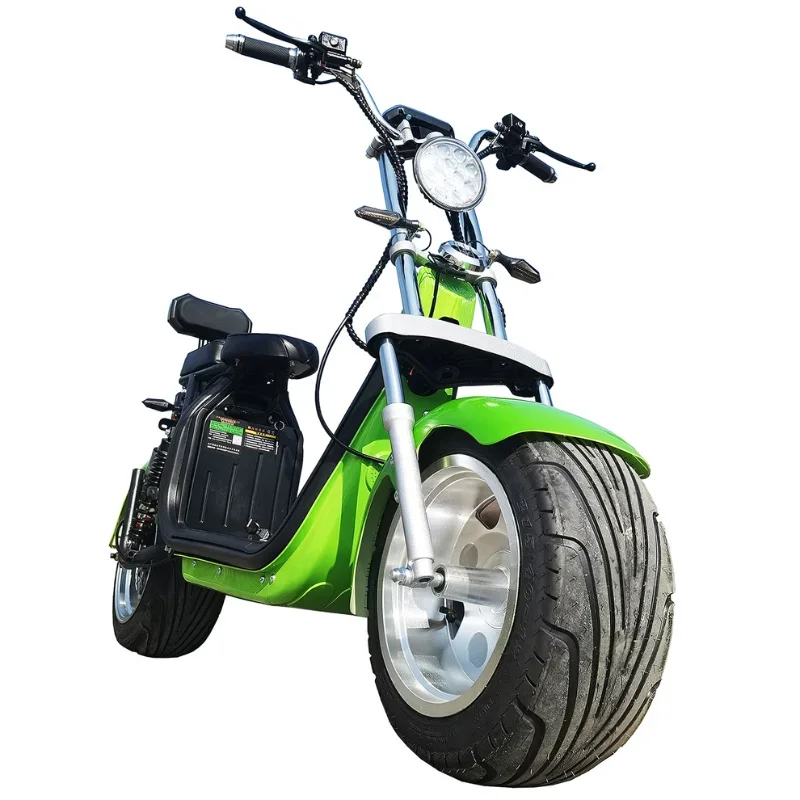 Electric Motorcycle with Big Power Lithium Battery Quality Citycoco Off Road Tire