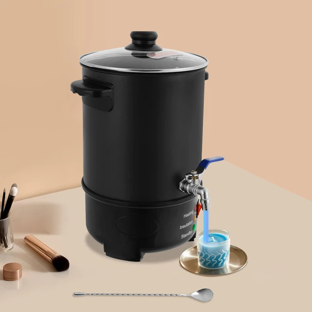 6L Large Capacity Automatic Heating To Prevent Dry Burning Electric Wax Melter With Temperature Control