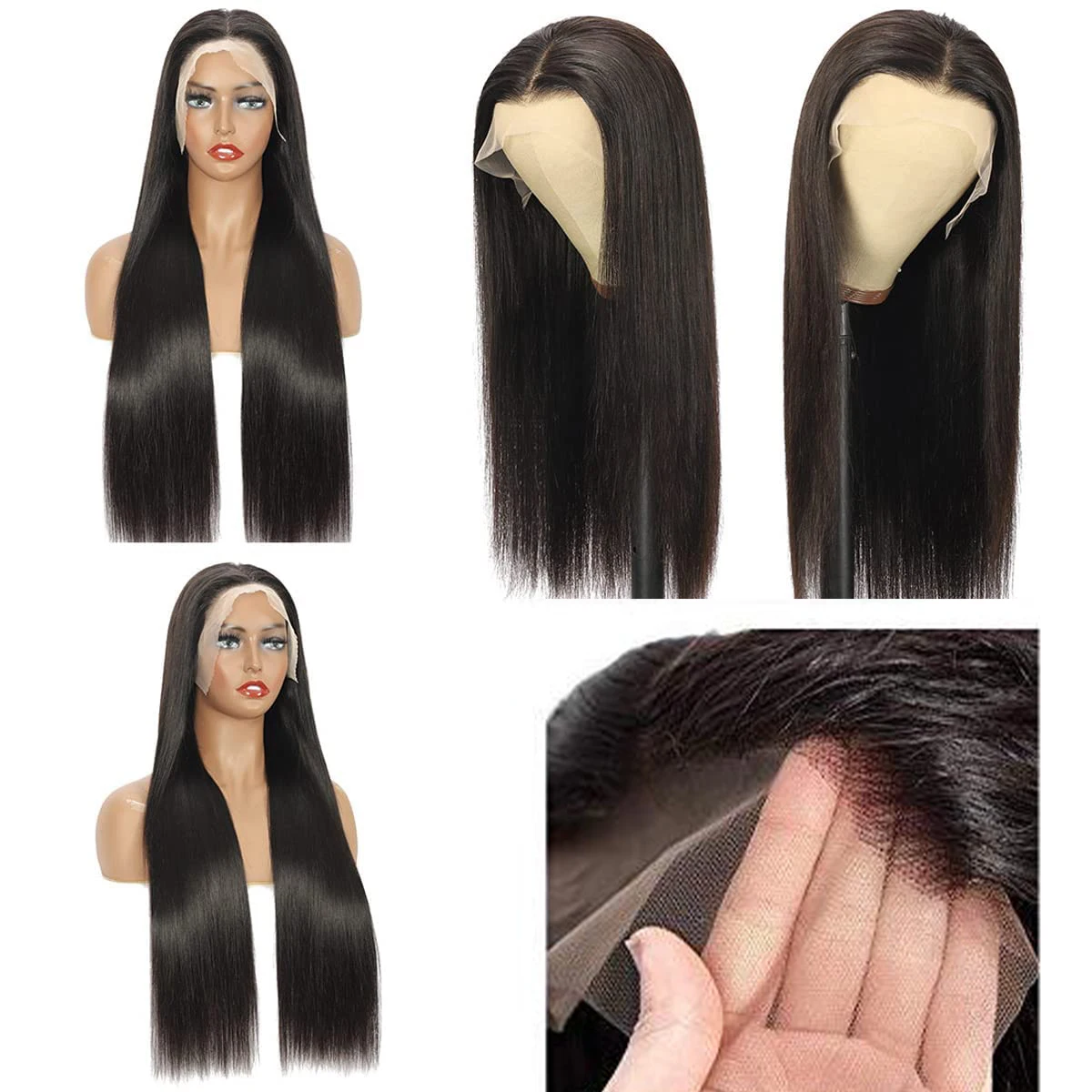 Рисунок 3 - Черные прямые человеческие волосы