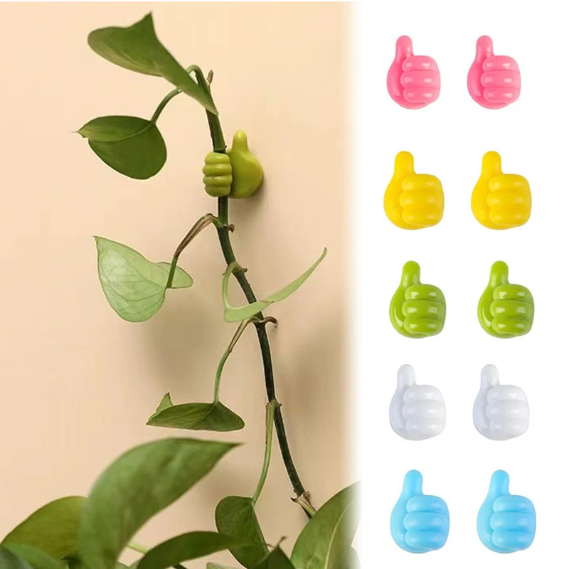 Glasses Holder Hand-shaped Rubber Self Adhesive Mini Hook