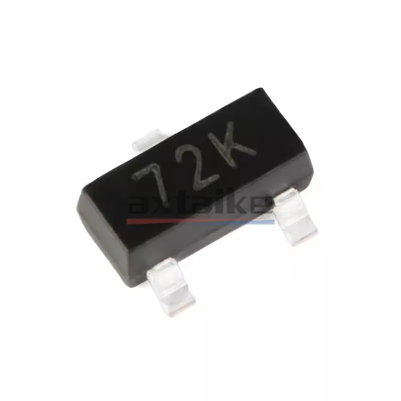 2N7002 2N7002K LT1G 7002 702 72K 12W LWW L2N7002KLT1G RK SOT-23 60V 340mA 115mA SMD N-channel MOSFET Transistor 100PCS