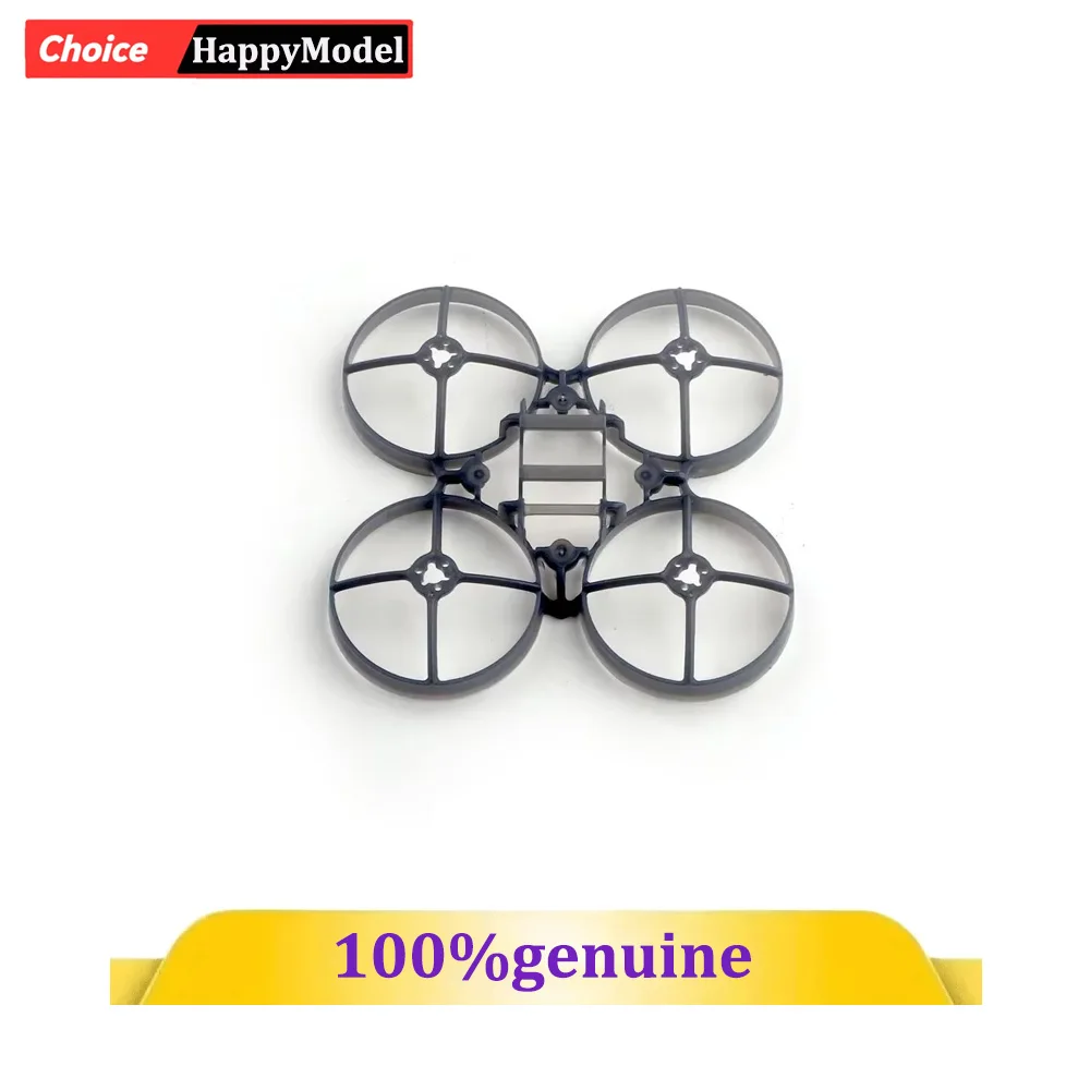 Cadre 75mm V4 pour Moblite7/Mobula7 - Happymodel - Blanc Transparent