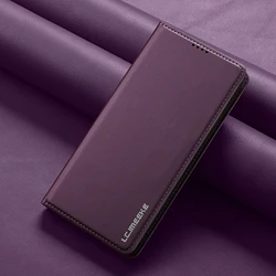 Sleek Leather Flip Case with Magnetic Card Holder Wallet - iPhone 12 Mini (PURPLE)