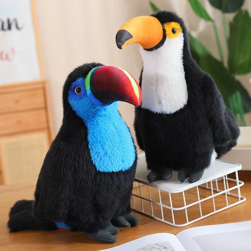 Pluche toekan vogel 14 cm | Fun en Feest