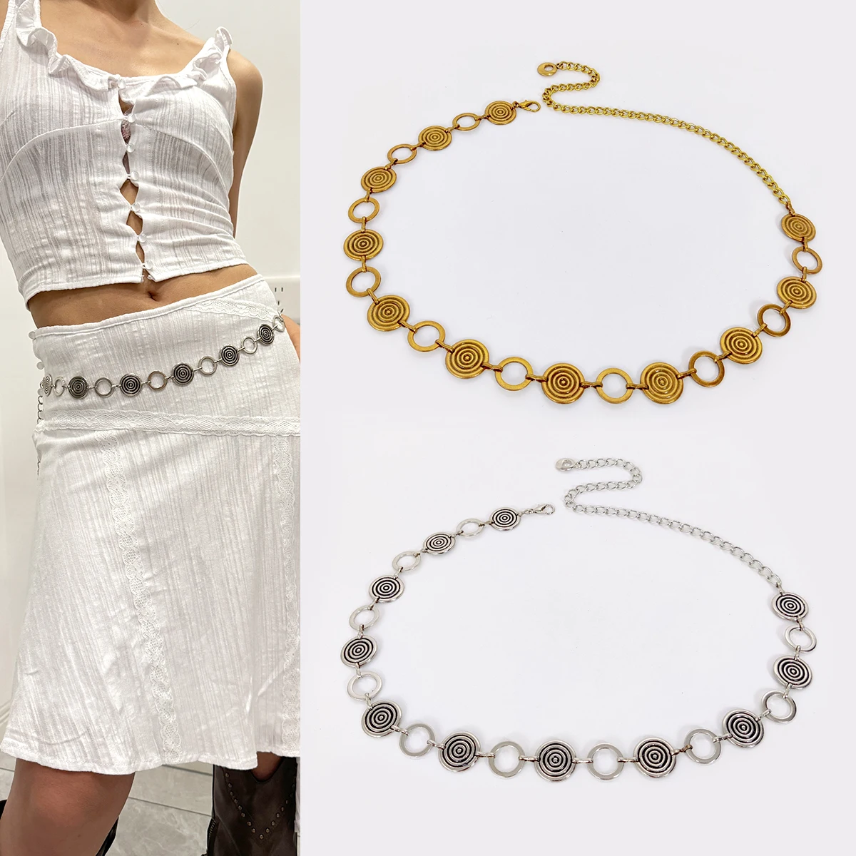 00s スタッズ crocodile belt archive vkei y2k Cross Rhinestone Belt | Y2K Wave