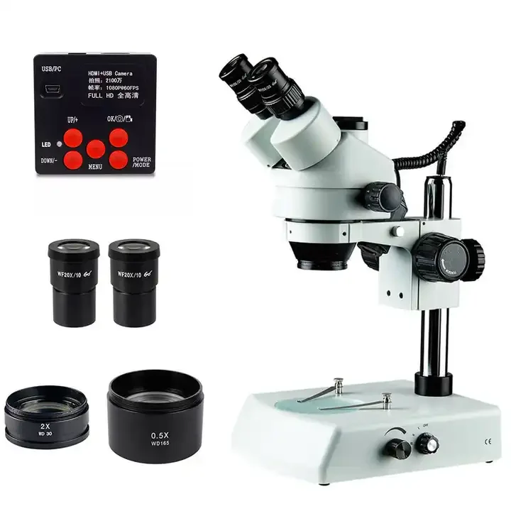 

3.5X-180X zoom stereo welding microscope digital camera jewelry identification electronic laboratory digital repair microscope