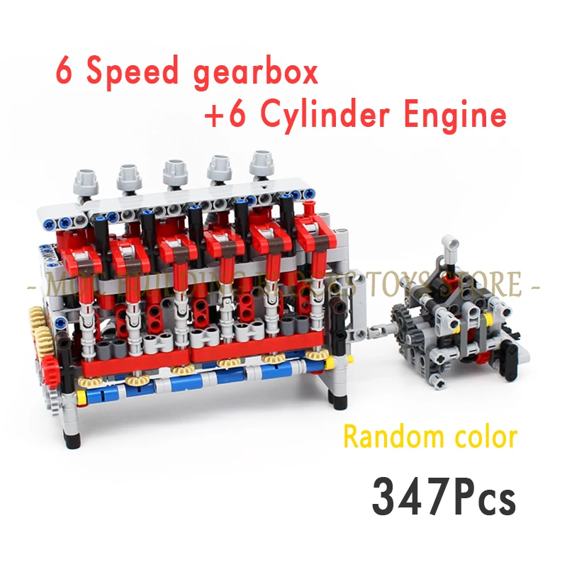 Advanced DIY Technology Building Kit: Speed Gearbox & Engine Assembly