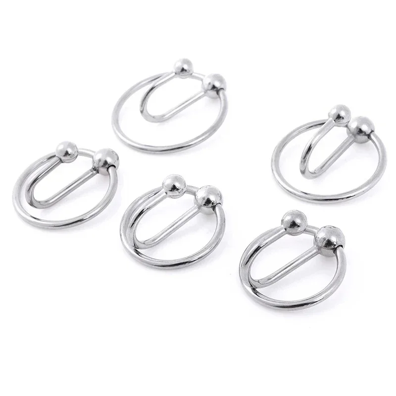 SM Urethral Dilators Cock Ring Metal Ejaculation Delay Penis Rings Stimulate Flirting Delay Lock Fine Penis Plug Sex Toy for Men penis sex toys