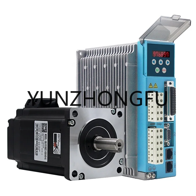 

86J12126EC-1000-60 + 3HSS2208H-86 JMC трехфазный гибридный шаговый двигатель с замкнутым циклом Nema 34 для гравировального станка по дереву