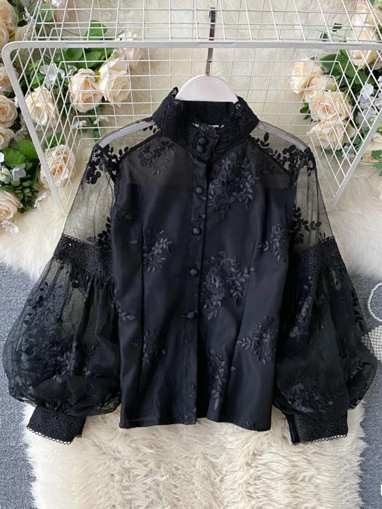 トップス Yilon Fleur lace blouse - IVORY Fleur lace blouse – YILON