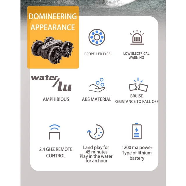 Newest radio controlled car 2.4G Amphibious Stunt RC Car Double-sided Drift flip Tumbling Driving Gesture Electric Toys for Boy 4