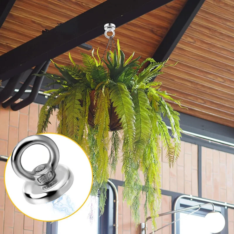 Fishing Magnetic Hooks for River Salvage Fishing Accessories Home Outdoor Use magnetic hooks