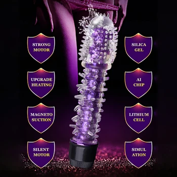 Multi-speed Jelly Dildo Powerful G Spot Anal Vibrator Clitoris Stimulator Safer Vibrating Massage Erotic Adult Sex Toy For Women 3