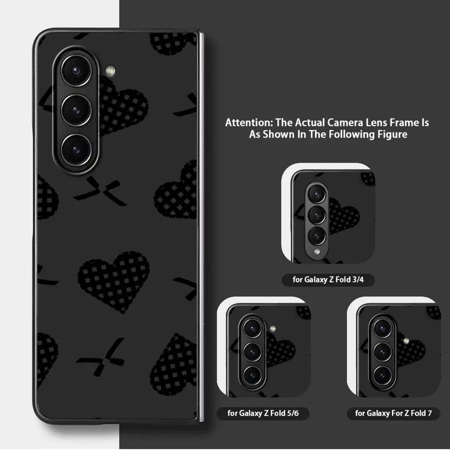 Elegant Bowknot Hearts Phone Case with Back Cover Design