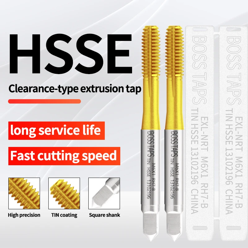 HSSE-M42 JIS Standard Roll Forming Tap M3 M4 M5 M6 M7 M8 M9 M10 M11 M12 Machine Screw Thread Taps Fo